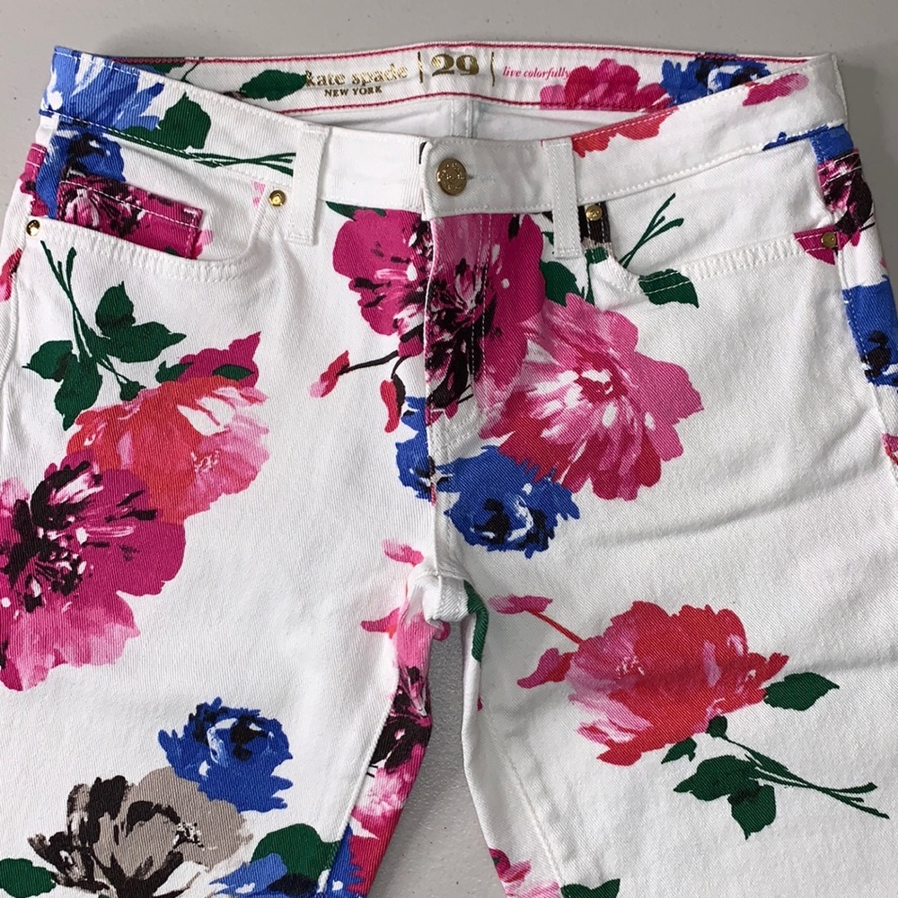 Kate Spade Broome Street floral capri - like new!